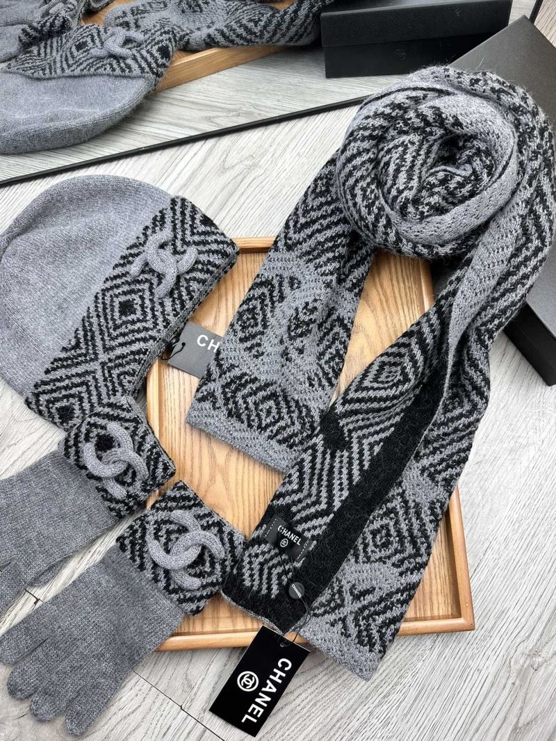 Chanel Caps Scarfs